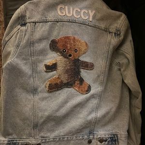 Gucci denim jacket Distressed